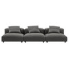 Solace 3-Piece Modular Upholstered Fabric Sofa / EEI-7035