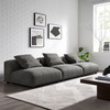 Solace 3-Piece Modular Upholstered Fabric Sofa / EEI-7035