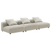 Solace 3-Piece Modular Upholstered Fabric Sofa / EEI-7035