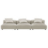 Solace 3-Piece Modular Upholstered Fabric Sofa / EEI-7035