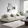 Solace 3-Piece Modular Upholstered Fabric Sofa / EEI-7035