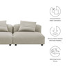 Solace 2-Piece Modular Upholstered Fabric Sofa / EEI-7037