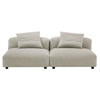 Solace 2-Piece Modular Upholstered Fabric Sofa / EEI-7037