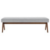 Lyra 63" Fabric Upholstered Bench / EEI-7114