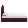 Solana Arched Performance Velvet Full Platform Bed / MOD-7166