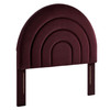 Solana Arched Performance Velvet Twin Headboard / MOD-7169