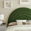Solana Arched Performance Velvet Queen Headboard / MOD-7171