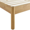 Olea Channel Tufted Boucle Solid Wood Twin Platform Bed / MOD-7196