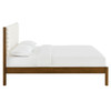 Olea Channel Tufted Boucle Solid Wood King Platform Bed / MOD-7199
