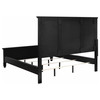Sandy Beach 5-piece California King Bedroom Set Black / CS-201321KWN-S5