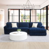 Breton Sectional Sofa w/4 Pillows / LV04400