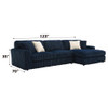 Breton Sectional Sofa w/4 Pillows / LV04400