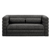 Relle Channel Tufted Boucle Upholstered Loveseat / EEI-7137