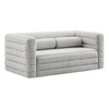 Relle Channel Tufted Boucle Upholstered Loveseat / EEI-7137