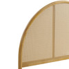 Odette Queen Arched Rattan Cane Platform Bed / MOD-7214