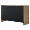 Adina 3-door 59-inch Sideboard Server Distressed Light Brown / CS-193615