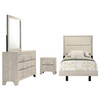 Trenton 4-piece Twin Bedroom Set Rustic Cream / CS-225061T-S4