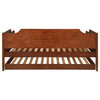 Redding Wood Twin Daybed With Trundle Cherry / CS-300687