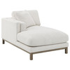 Geneva Boucle Upholstered Sectional Chaise Sofa Sand / CS-551777