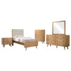 Robyn 5-piece Twin Bedroom Set Light Ash / CS-225091T-S5