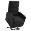 Amsdell Upholstered Power Lift Recliner with Remote Black / CS-603235P