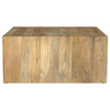 Benton Square Solid Mango Wood Coffee Table Natural / CS-706838