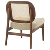 Rayo Rattan Cane Back Accent Chair with Padded Seat Camel / CS-900621