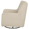 Serra Boucle Upholstered Swivel Glider Sandy Beige / CS-902453