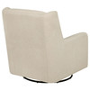 Serra Boucle Upholstered Swivel Glider Sandy Beige / CS-902453