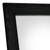 Cadence Tempered Glass Full Length Standing Mirror Black Oak / CS-961653