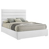 Felicity 53-inch Upholstered Queen Platform Bed White / CS-203511Q