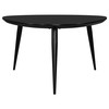 Odessa 2-piece Triangular Coffee and End Table Set Black / CS-707918-S2