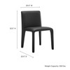 Rhodes Vegan Leather Upholstered Dining Chair / EEI-7223