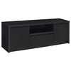 Winfield 3-piece Entertainment Center 60-inch TV Stand Black / CS-706222-SET