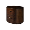 Modrest Fields - Modern Walnut Acacia Nightstand / VGWD-VGD3-BST02-WAL
