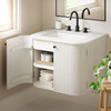 Zia 24" Wall-Mount Bathroom Vanity with Marble Sink / EEI-7162