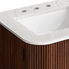 Zia 24" Wall-Mount Bathroom Vanity with Marble Sink / EEI-7162