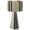 Gia Handwoven Cotton Thread Striped or Plain Table Lamp / EEI-7262