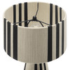 Gia Handwoven Cotton Thread Striped or Plain Table Lamp / EEI-7262