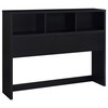 Westpark 49-inch Queen Bookcase Headboard Black / CS-315851Q