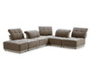 Divani Casa Ekron - Modern Brown & Beige Fabric Modular Sectional Sofa / VGMB-MB-1881-BRN