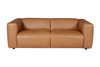 Divani Casa Atka - Modern Brown Leather Sofa / VGMB-MB-2361-BRN