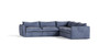 Divani Casa Kinsey - Modern Blue Fabric Modular Sectional Sofa-5-Piece Sectional / VGKK-KF.8035-MOD-NAVY-5-Piece Sectional