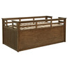 Carlsbad Wood Twin Captains Bed With Trundle Medium Brown / CS-400716T