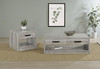 Felix 2-piece Coffee and End Table Set Grey Driftwood / CS-707728-S2