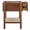 Oswin 1-Drawer Wood Nightstand / MOD-7227
