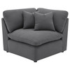 Hobson 5-piece Upholstered Modular Sectional Sofa Charcoal / CS-551455-SETA