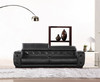 Nantes Black Italian Leather Tufted Loveseat / VGCA911-LOVE-BLK