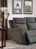 Divani Casa Shaw Modern Grey Fabric Loveseat w/ Recliners / VGMB-R056-GRY-LOVE