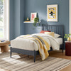 Adair Spindle Metal Twin Platform Bed / MOD-7217
